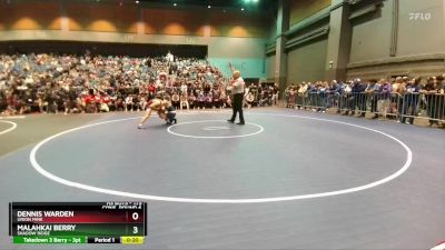 175 lbs Cons. Round 6 - Malahkai Berry, Shadow Ridge vs Dennis Warden, Union Mine