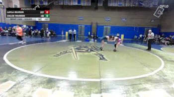 105lbs Cons. Round 6 - Chloe Warren, Liberty (Girls) vs Layla Silveus, Lake Stevens (Girls)