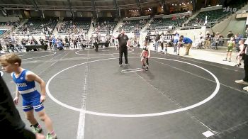 52 lbs Quarterfinal - Bryton Foster, Cushing vs Mason McCuistion, Pryor Tigers