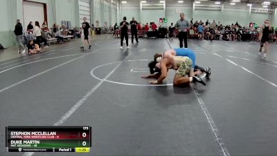 175 lbs Round 5 (8 Team) - Duke Martin, Mat Assassins vs Stephon McClellan, Central York Wrestling Club