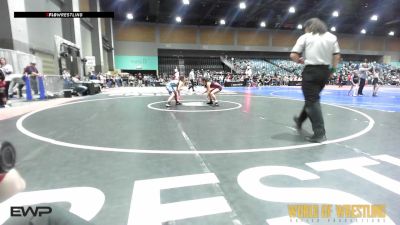 100 lbs Consi Of 16 #2 - Noelle Cervantes, España Wrestling vs Keech-Pooh Lara, Del Norte (CC)