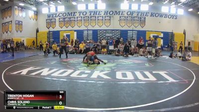 165 lbs Quarters & Wb (16 Team) - Trenton Hogan, Bandits WC vs Chris Solano, Cowboys WC