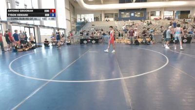 144 lbs Cons. Sub-rd Of 16 - Antonio Grooman, Cowboy Kids Wrestling Club vs Tyson Heward, Benjamin Brawlers