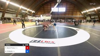145A lbs Quarterfinal - Tyler David Tracy, Raliegh Area Wrestling vs Akseli Erkkola, Finland