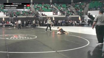 7A 113 lbs Quarterfinal - Adrian Freeland, Huntsville vs Jaxon Lambert, Grissom Hs