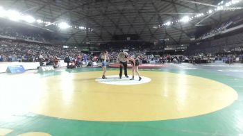 Girls 3A 110 lbs Cons. Round 3 - Aryanna Arnold, Shelton (Girls) vs Hailey Richmond, Sedro-Woolley (Girls)