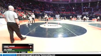 1A 106 lbs Cons. Round 2 - Vinny Moore, Litchfield vs Ian Akers, Peoria (Notre Dame)