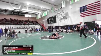 106 lbs Cons. Round 6 - Ethan DeGuzman, North Torrance vs Alba Ricardo, Damien