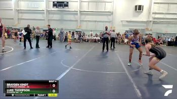 140 lbs Round 2 (6 Team) - Brayden Kindt, U2 Upstate Uprising vs Luke Thompson, Glasgow WA