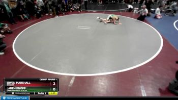 120 lbs Champ. Round 2 - Jaren Knopp, Lakeland High School vs Owen Marshall, Tahoma