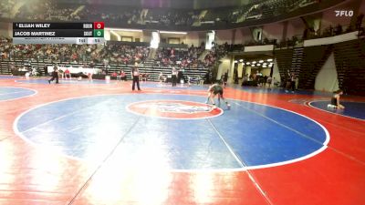 84 lbs Quarterfinal - Elijah Wiley, Roundtree Wrestling Academy vs Jacob Martinez, South Georgia Takedown Club