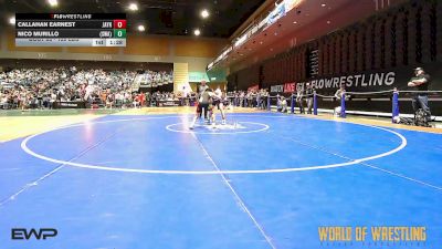 130 lbs Quarterfinal - Callahan Earnest, Jayhawk Wrestling Club vs Nico Murillo, Sanderson Wrestling Academy