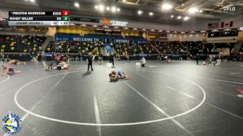 113 lbs Champ. Round 2 - Bohdy Miller, Waverly-Shell Rock vs Preston Morrison, Aurora (Marmion Academy)