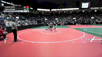 61 lbs 1st Place Match - Nova Fehring, Unattached vs Winter White, MLW2