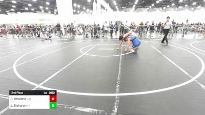 157 lbs 2nd Place - Bryce Rowland, Mat Demon WC vs Javan Bishara, No Team