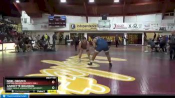 285 lbs Semifinal - Noel Orozco, Eastern Oregon University (Ore.) vs Garrette Branson, Embry-Riddle Aeronautical University (Ariz.)