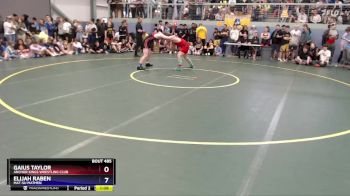 165 lbs Quarterfinal - Elijah Raben, Mat-Su Matmen vs Gaius Taylor, Anchor Kings Wrestling Club