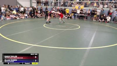 165 lbs Quarterfinal - Elijah Raben, Mat-Su Matmen vs Gaius Taylor, Anchor Kings Wrestling Club