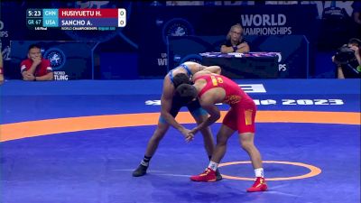 67 kg 1/8 Final - Husiyuetu Husiyuetu, China vs Alejandro Sancho, United States