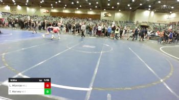 123 lbs Semifinal - Lane Monroe, Millard Eagles vs Talon Harvey, No Team