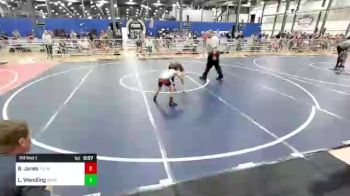 54 lbs Rr Rnd 1 - Brayden Jones, Young Guns Wrestling Club vs Layton Wendling, Owatonna Wrestling Association