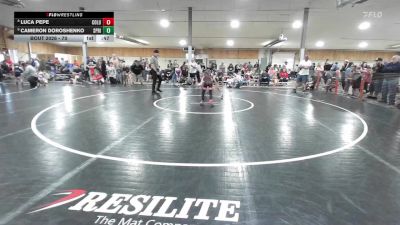 70 lbs Round Of 16 - Luca Pepe, Columbia vs Cameron Doroshenko, Springbrook