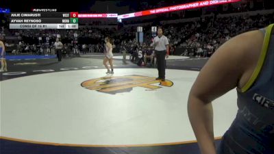 140 lbs Consi Of 16 #1 - Ayvah Reynoso, Monache (CS) vs Julie Cimarusti, West Covina (SS)