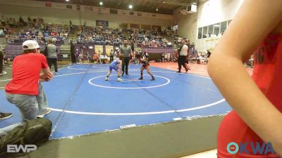 61 lbs Round Of 16 - Dash Hudson, Skiatook Youth Wrestling vs Christian Schwahn, Chandler Takedown Club