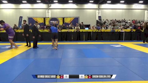 Chisom Egbulem Lever vs Luis Enrique Gonzalez Cardoso 2024 World IBJJF Jiu-Jitsu No-Gi Championship