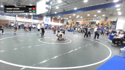 138 lbs Cons. Round 10 - Oliver Benninghoff, Trabuco Hills vs Jeremy Valdez, Servite