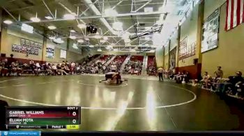 160 lbs Round 1 (10 Team) - Gabriel Williams, Desert Oasis vs Elijah Mota, Durango