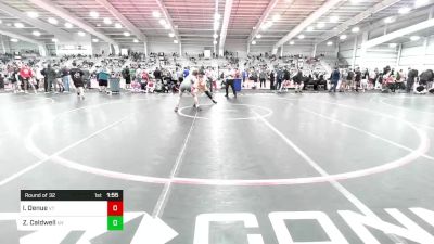 160 lbs Round Of 32 - Ian Denue, VT vs Zachary Caldwell, NY