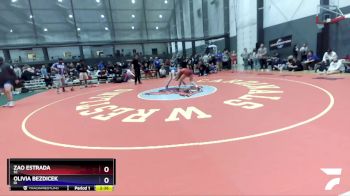 120 lbs Semifinal - Zao Estrada, SC vs Olivia Bezdicek, ID
