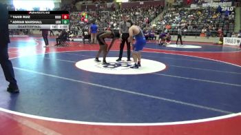 6A 215 lbs Quarterfinal - Yahir Ruiz, Rogers High School vs Adrian Marshall, Little Rock Southwest High School