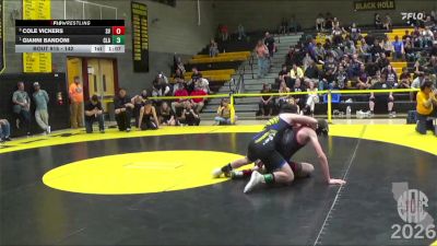 142 lbs 3rd Place Match - Cole Vickers, Spring View vs Gianni Bandoni, Clark
