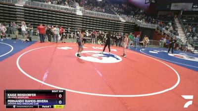 110 lbs Cons. Round 1 - Kaige Reisdorfer, Tri-State Grapplers vs Fernando Ramos-Rivera, Jackson Hole Wrestling Club