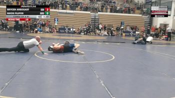 125 lbs Consi Of 8 #1 - Brycen Arbogast, Edinboro vs Nikos Filipos, Unrostered NAPS