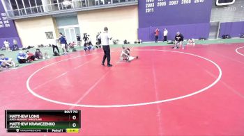 120 lbs Cons. Round 5 - Matthew Krawczenko, Arizona vs Matthew Long, JUIC3 ACAD3MY WRESTLING