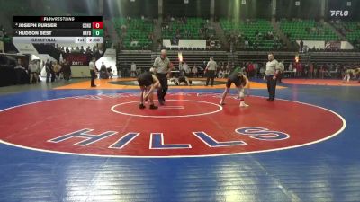 5A 138 lbs Semifinal - Hudson Best, Hayden vs Joseph Purser, Corner