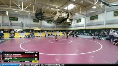 112 lbs Cons. Round 1 - Hunter Johnson, Dakota Boyz Wrestling Club vs Bridger Ista, Hulett