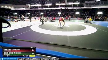 285 lbs Cons. Round 3 - King David Rhodes, Lewiston vs Timothy Durrant, White River