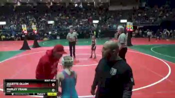 75 lbs Semifinal - Marley Frank, SLN1 vs Juliette Ollom, FSJA