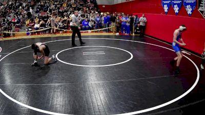 107 lbs Champ. Round 1 - Jace Visinsky, Berlin Brothersvalley Hs vs Parker Thompson, Southmoreland Hs