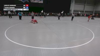 130 lbs Champ. Rd Of 32 - Lindlee Hubbard, Owasso Takedown Club vs Echo Cranor, Spartan Mat Club