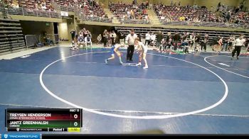 87 lbs Semifinal - Jantz Greenhalgh, CARBON vs Treysen Henderson, Lyman Intermediate School