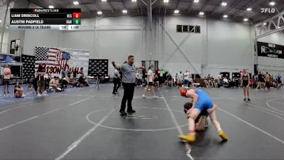 130 lbs Round 2 (4 Team) - Liam Driscoll, New England Gold vs Austin Padfield, Broad Axe White