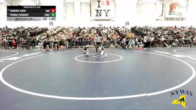 53 lbs Champ. Round 2 - Ameen Abid, Greece Storm Wrestling vs Torin Chenot, Columbia Youth Wrestling Club