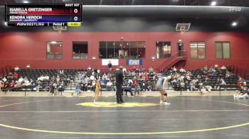 160 lbs Semifinal - Isabella Gretzinger, Presbyterian vs Kendra Heroch, Emmanuel University
