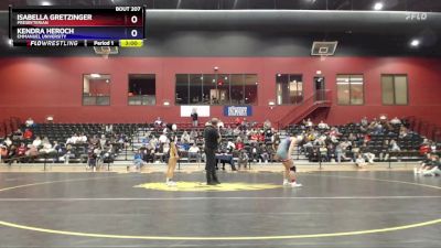 160 lbs Semifinal - Isabella Gretzinger, Presbyterian vs Kendra Heroch, Emmanuel University