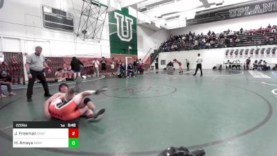 220 lbs Consi Of 4 - Joshua Freeman, Chaffey vs Harold Amaya, Birmingham